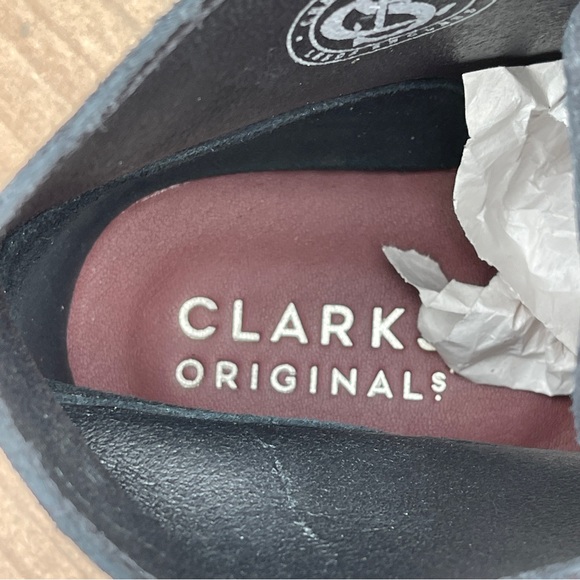 Clarks Men's Desert Chukka Boot Black Suede 9M - Picture 5 of 8